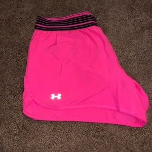 UnderArmour Pink Shorts (Breast cancer awareness)